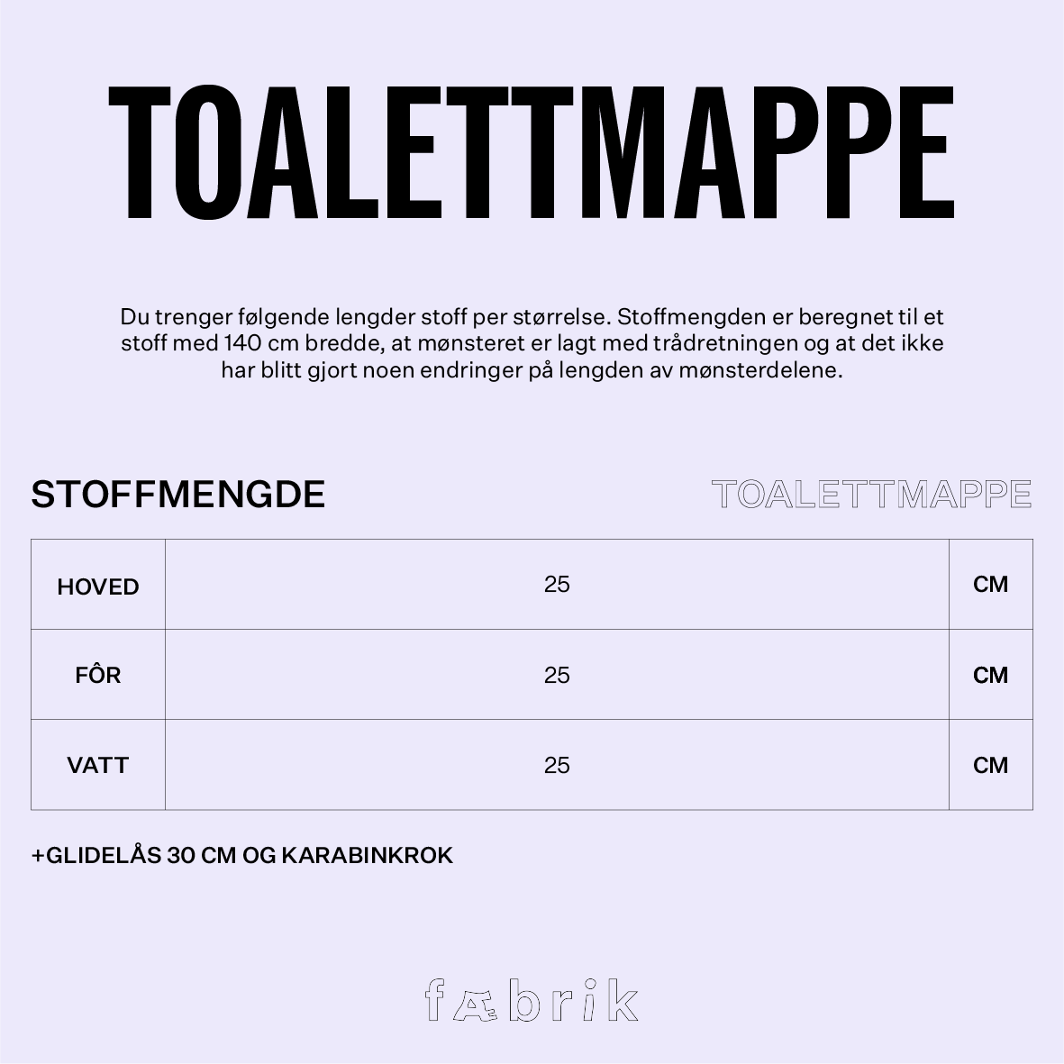 Toalettmappe sypakke - Smaragdskogblomst m/ lyseblå krok