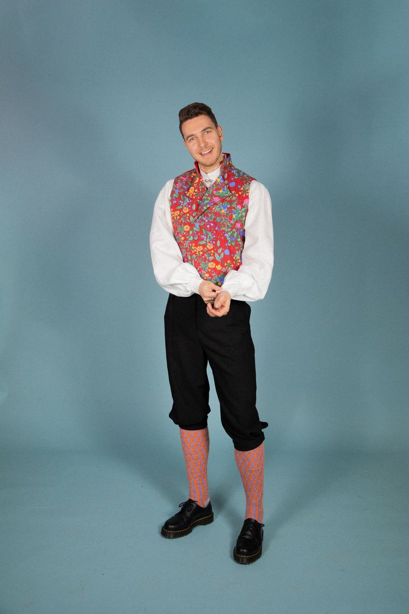 Fæstdrakt Herre Bluse