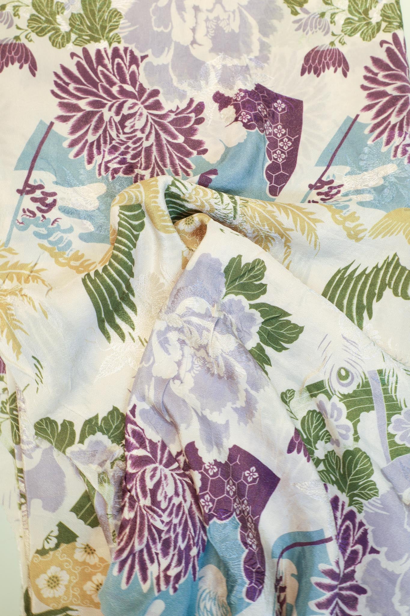 byTimo - Blue Birds Zari Jaquard