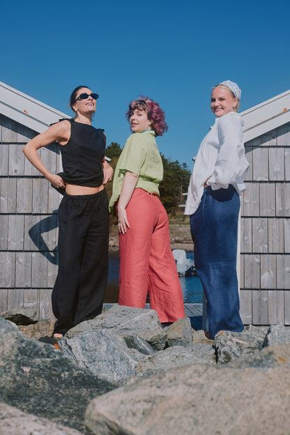 Isipisipants mønster + Linda laks lin