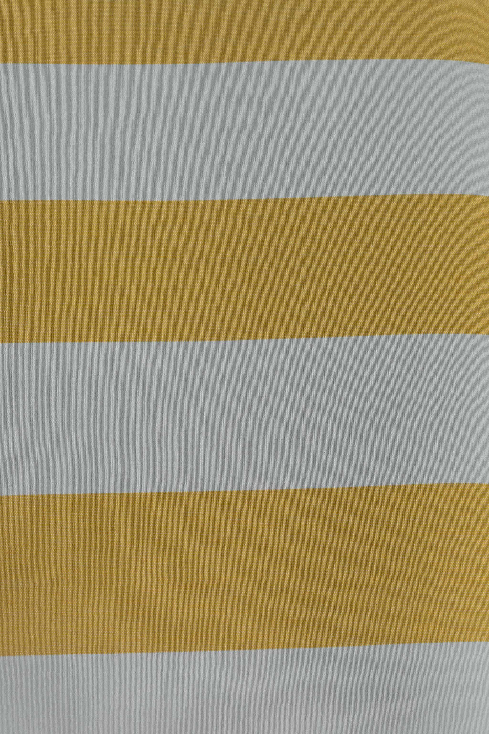 Utendørsstoff vannavv. - Gul og hvit