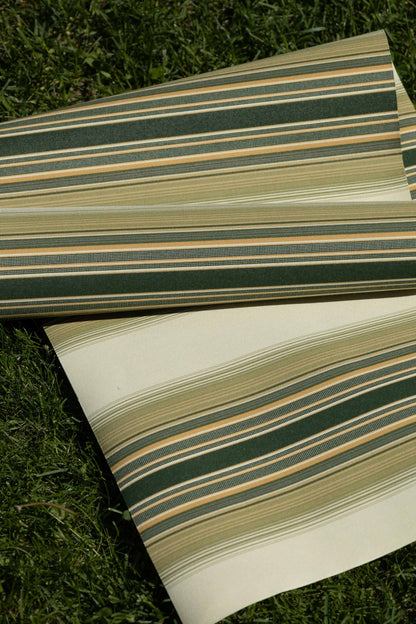 Fæbrik x Norsol Pyntepute 60x40 cm - Krem m/striper