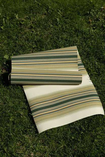 Fæbrik x Norsol Pyntepute 60x40 cm - Krem m/striper