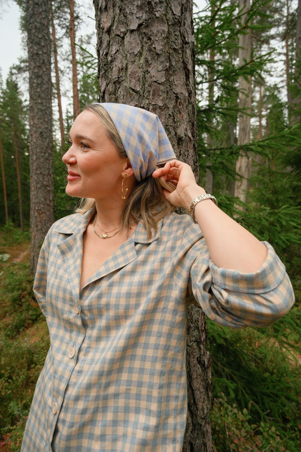 Bjørn Flanell - Rutet blå