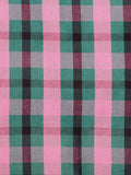 Bjørn Flanell - Ruter Grønn og rosa