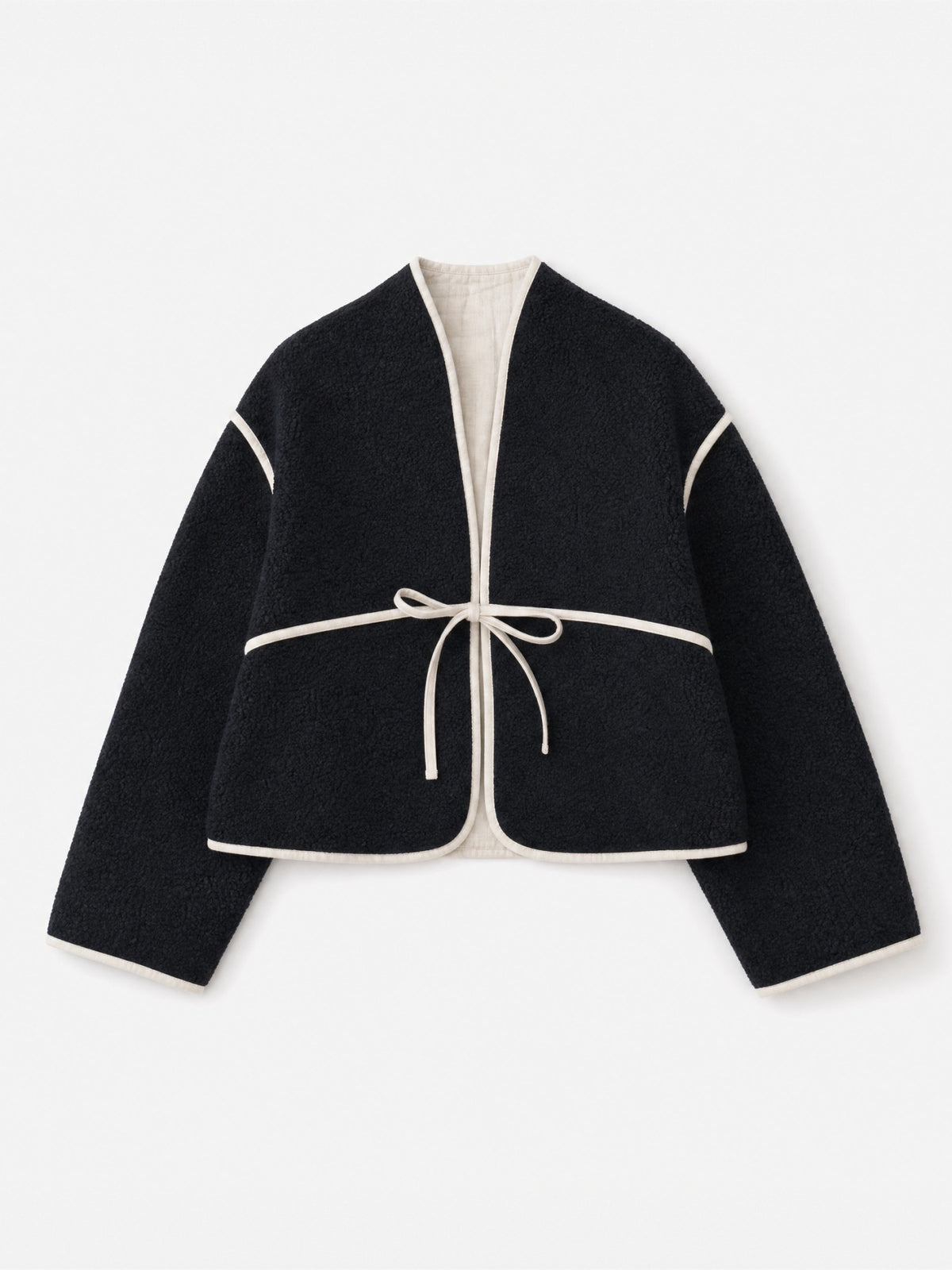 Bjørn resirkulert ullfleece - Navy