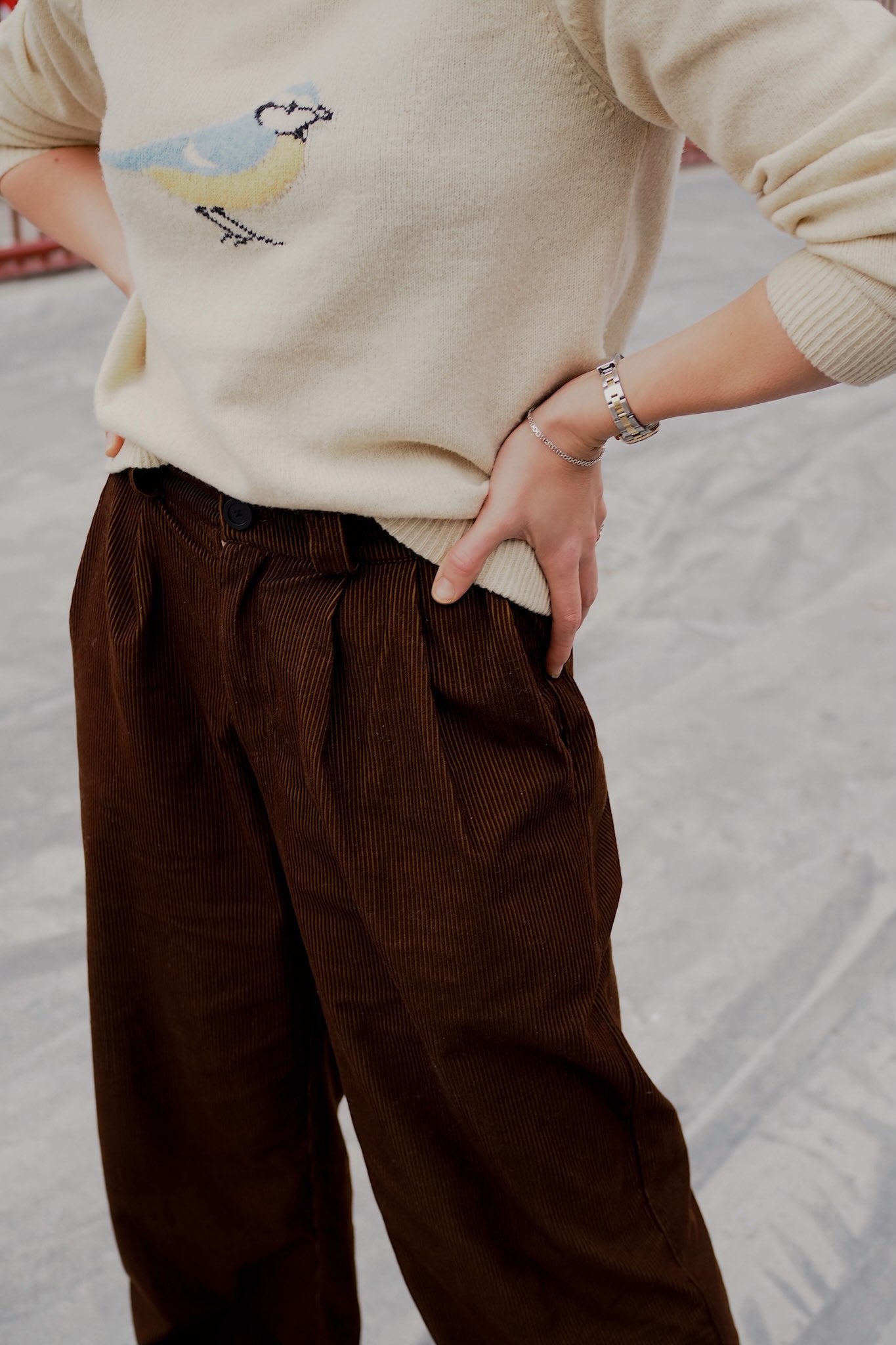 Konrad - Brun kordfløyel