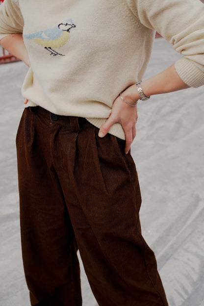 Konrad - Brun kordfløyel