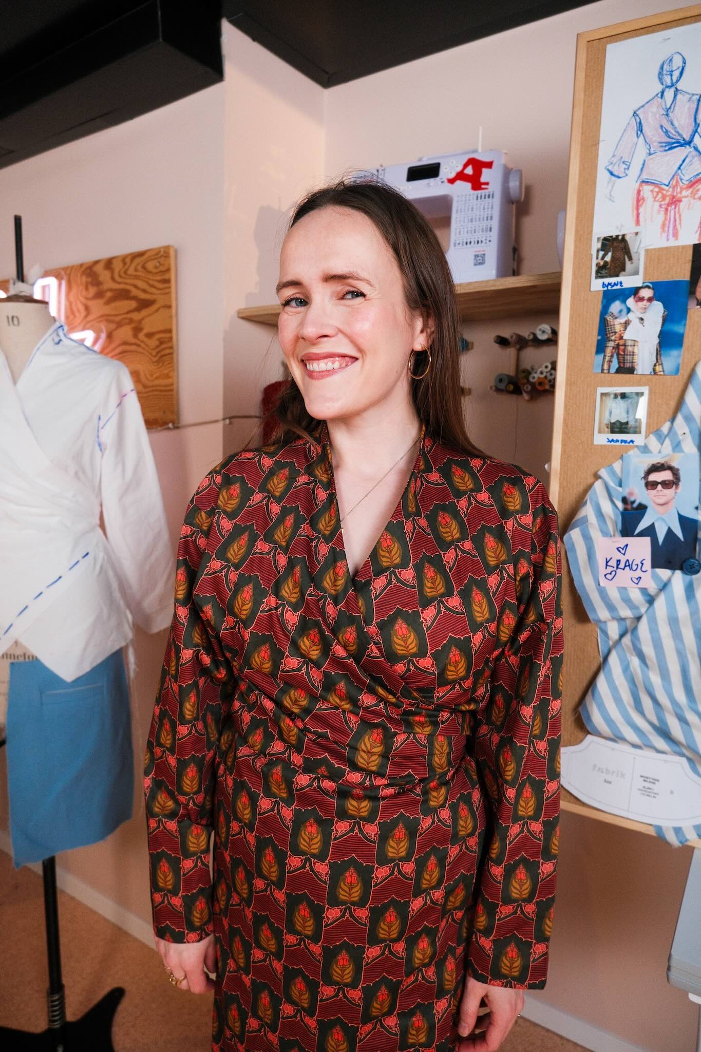 Liberty Fabrics Foubert's place rød