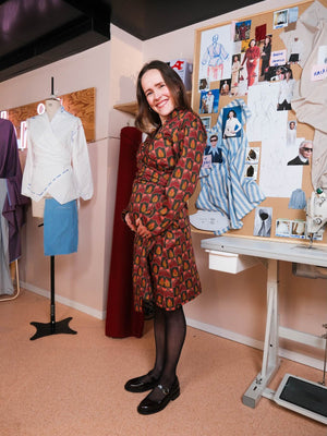 Åse kjolehack sypakke - Liberty rød