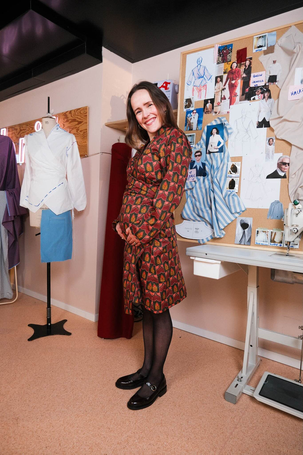 Åse kjolehack sypakke - Liberty rød