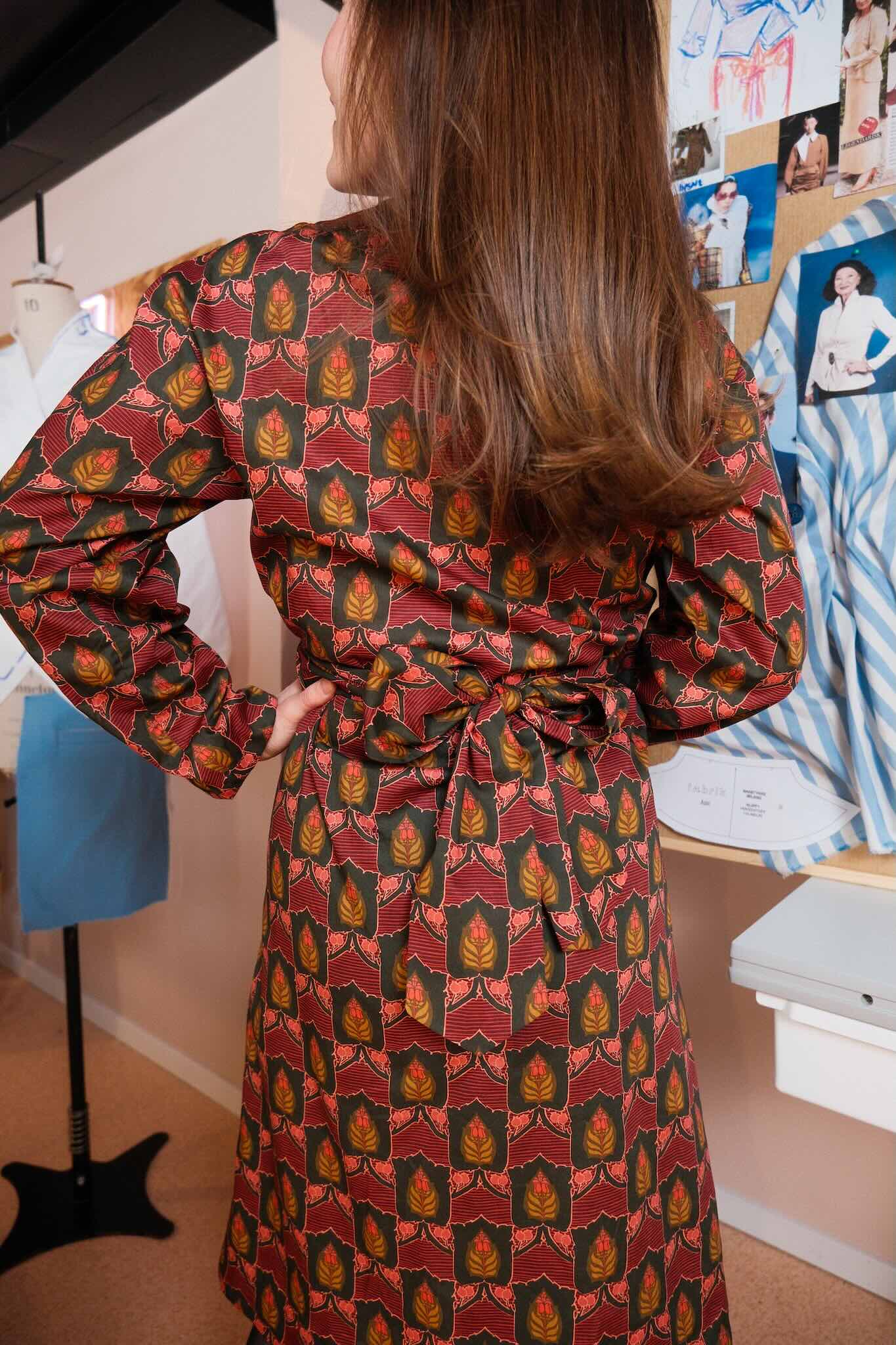 Åse kjolehack sypakke - Liberty rød