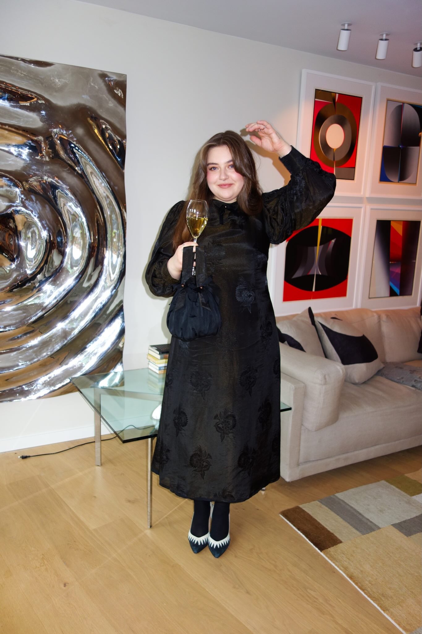 byTimo - Black Zari Jaquard