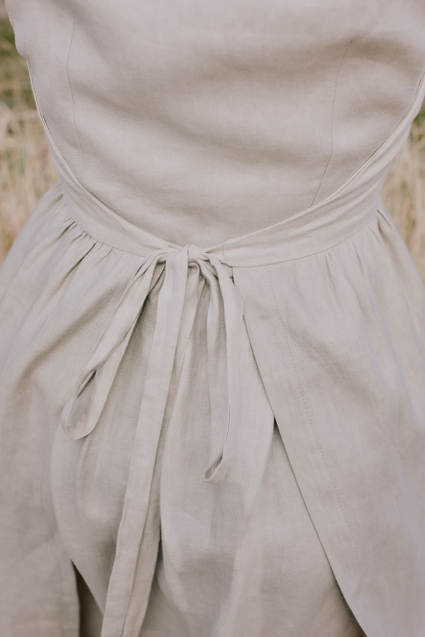 Anna mønster + Beige Lin