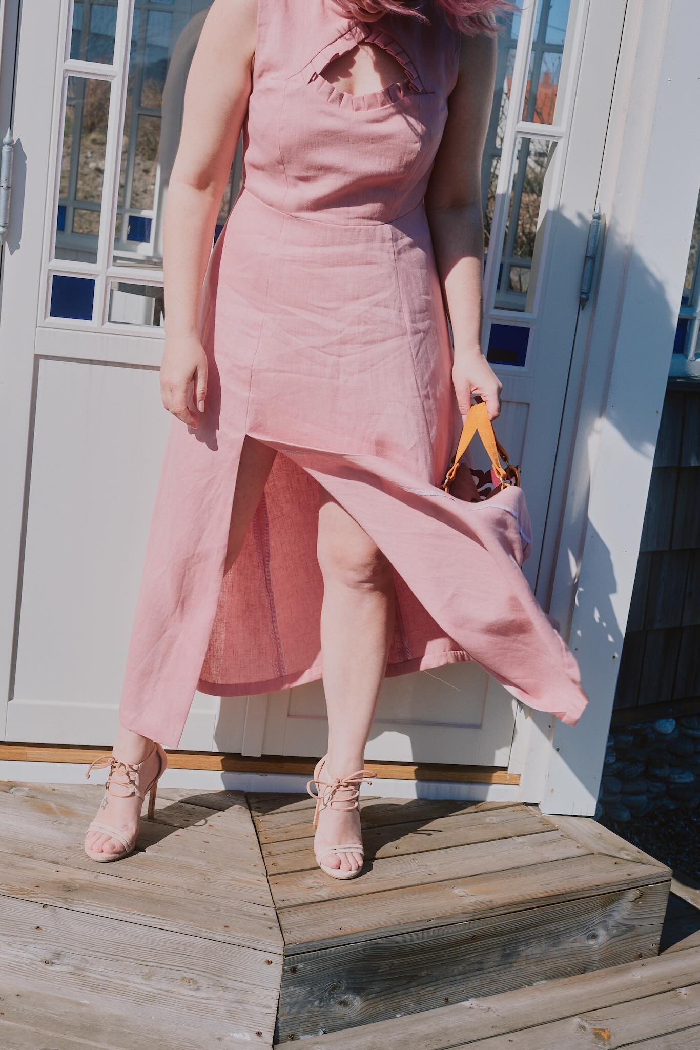 Mariah mønster + Linda Dus rosa Lin