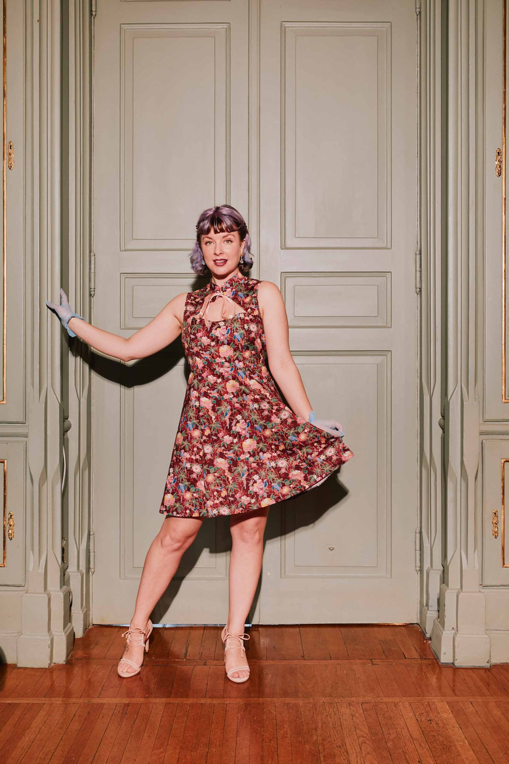 Liberty Fabrics Conservatory rød