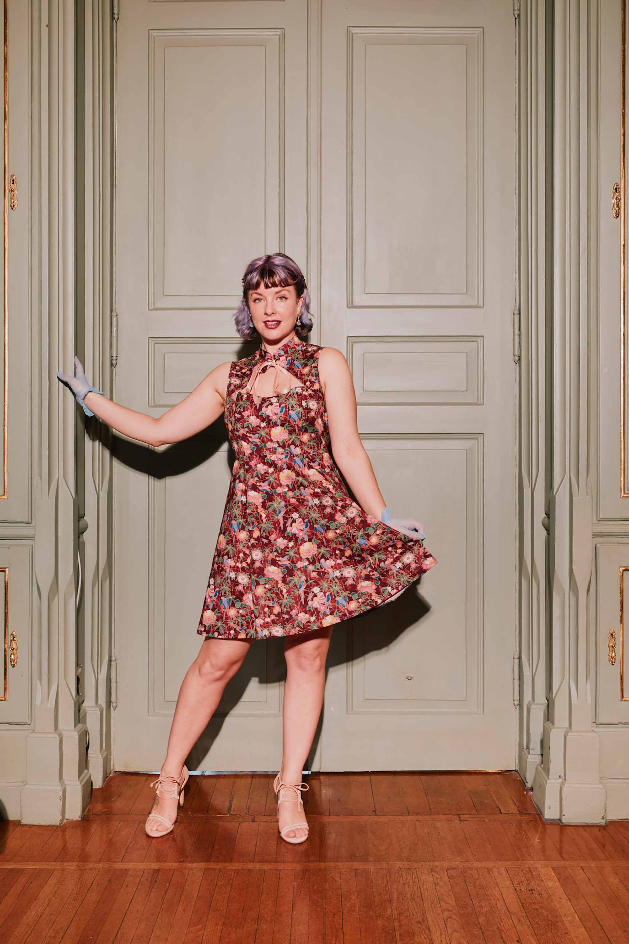 Liberty Fabrics Conservatory rød