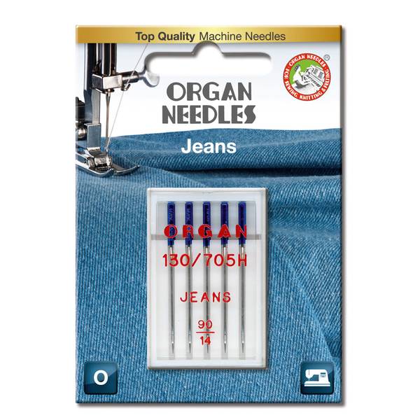 Organ Needle symaskinnåler Jeans 90
