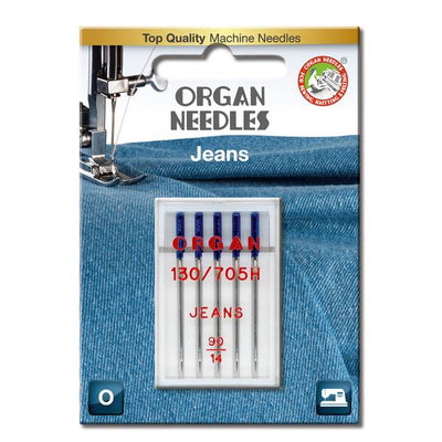 Organ Needle symaskinnåler Jeans 90