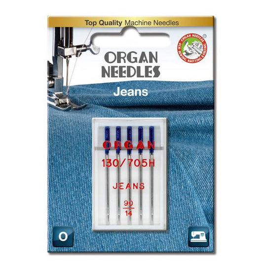 Organ Needle symaskinnåler Jeans 90