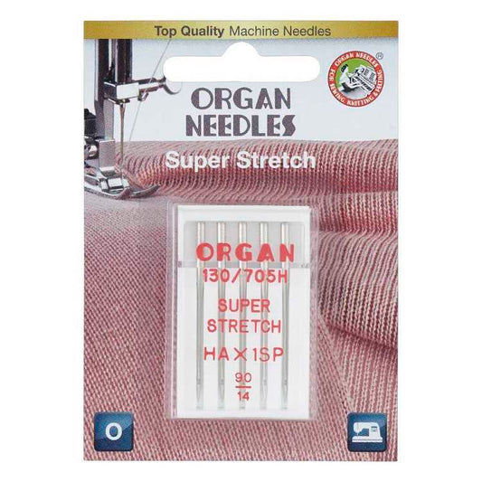 Organ Needle symaskinnåler Super Stretch 90