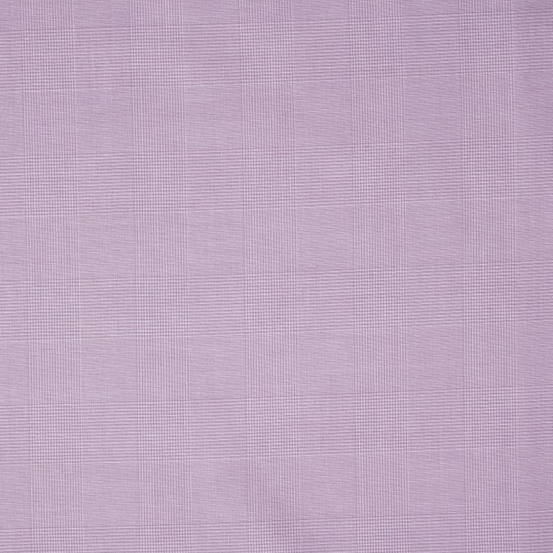 Poplin Bomull Glencheck Pale Lavender