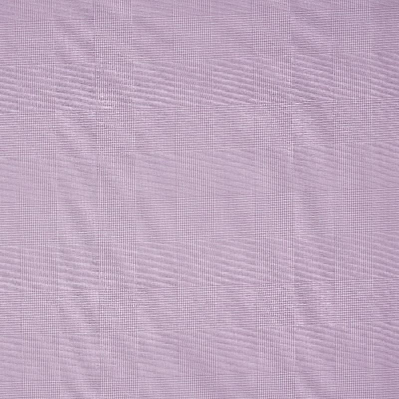 Poplin Bomull Glencheck Pale Lavender