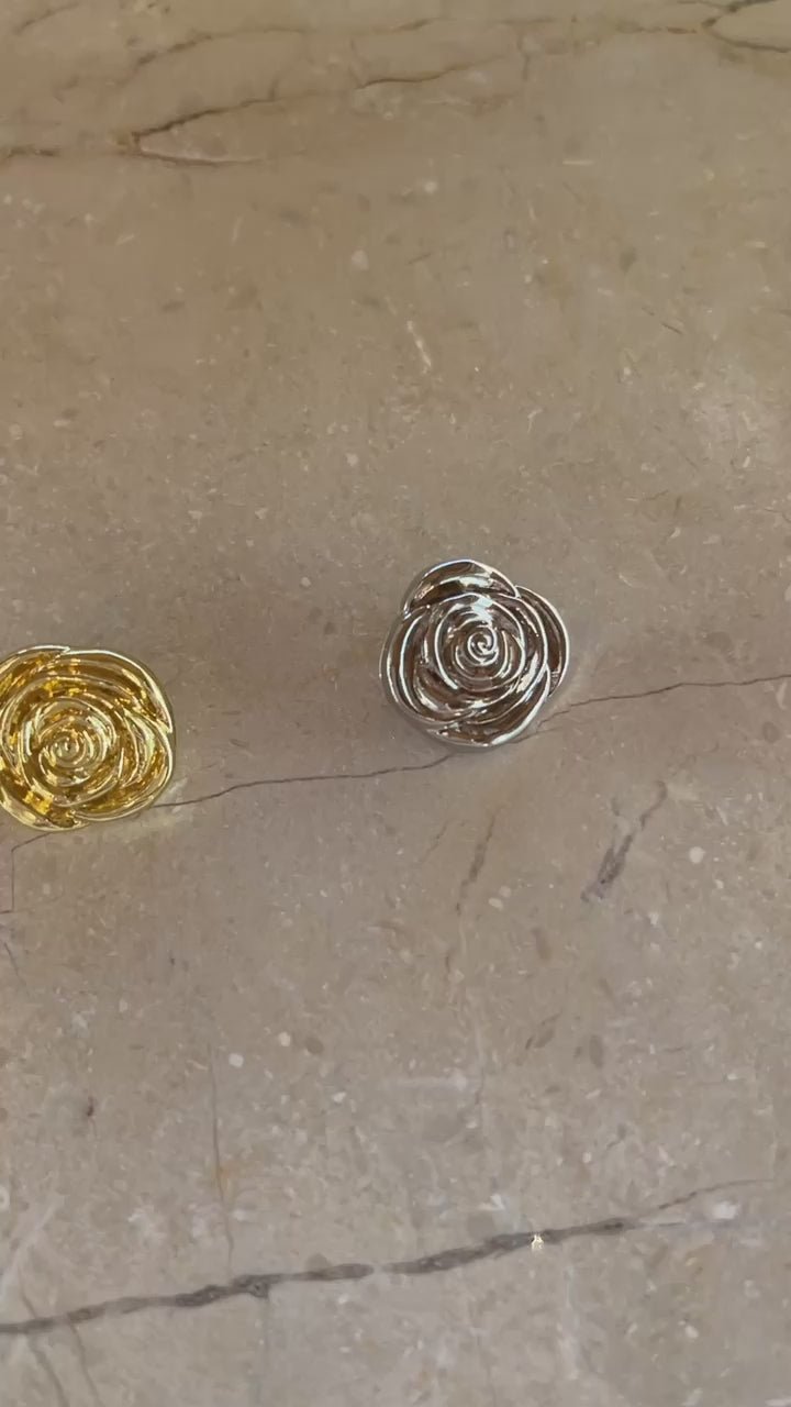 Rose Button - Gold