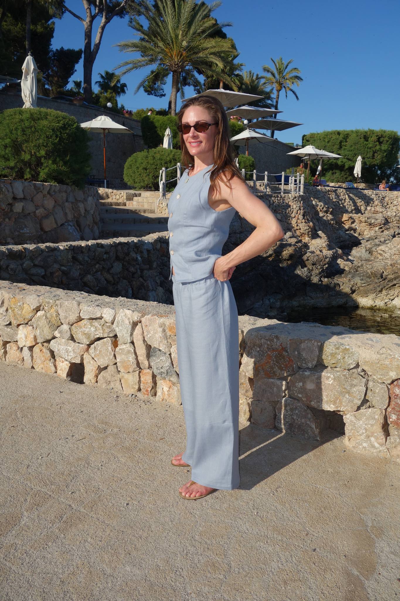 Linda - Lyseblå Lin