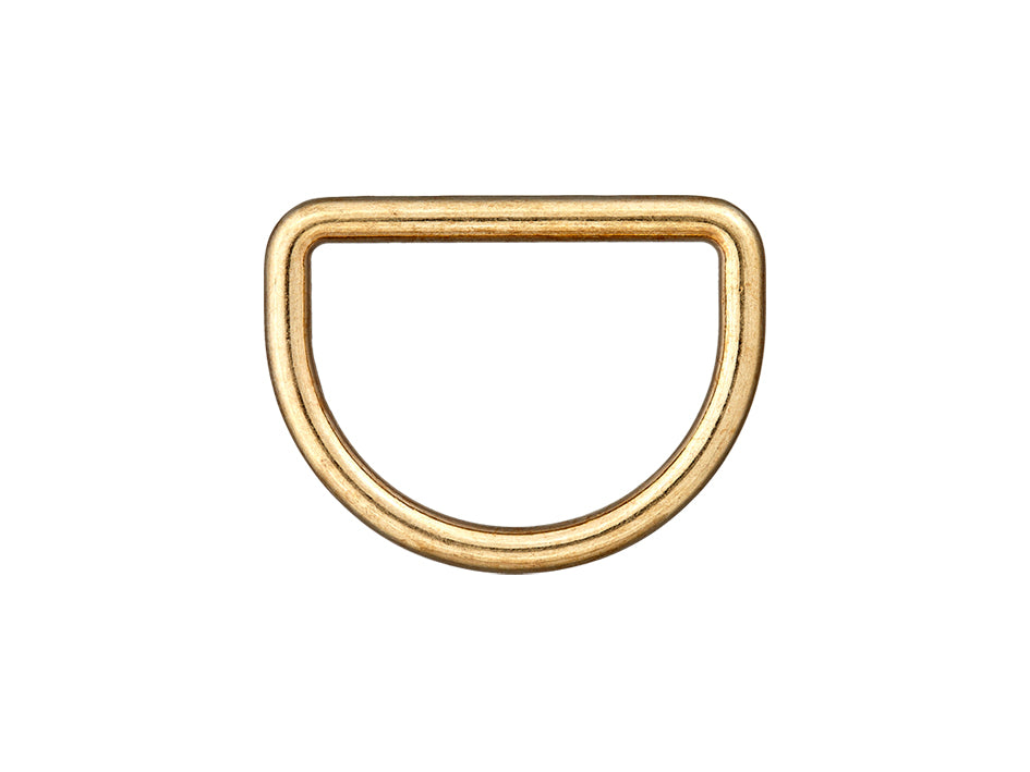 D-ring 40 mm Gull - 2 stk
