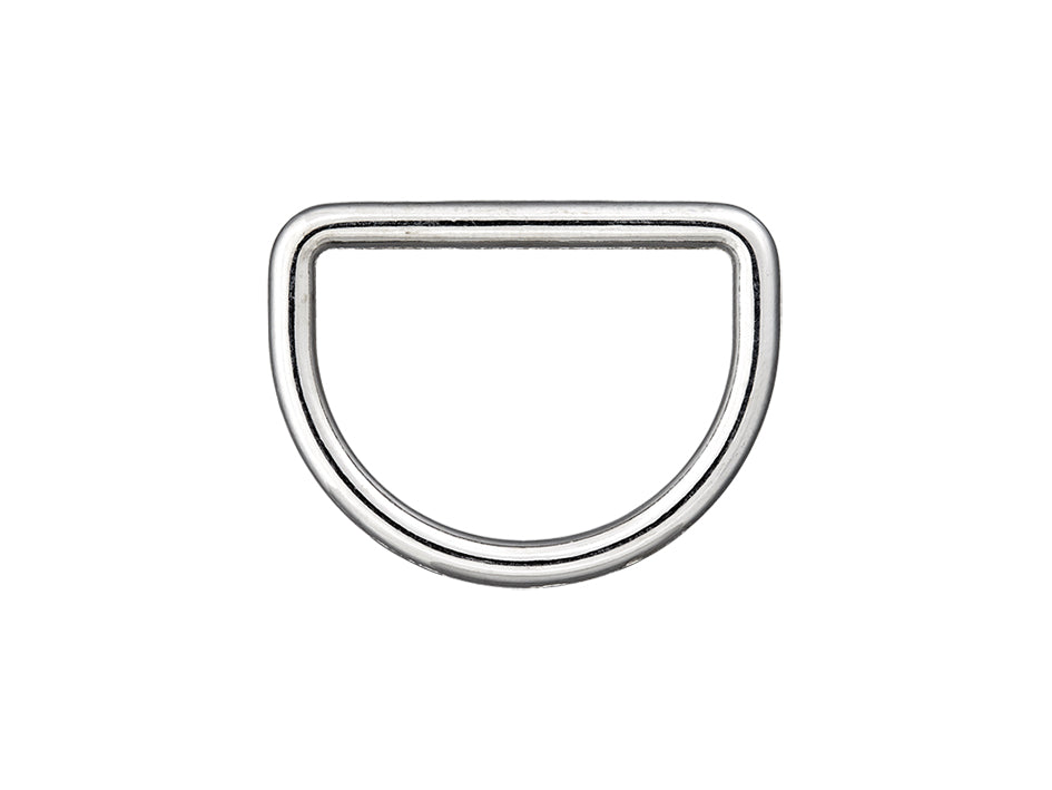D-ring 40mm Sølv - 2 stk