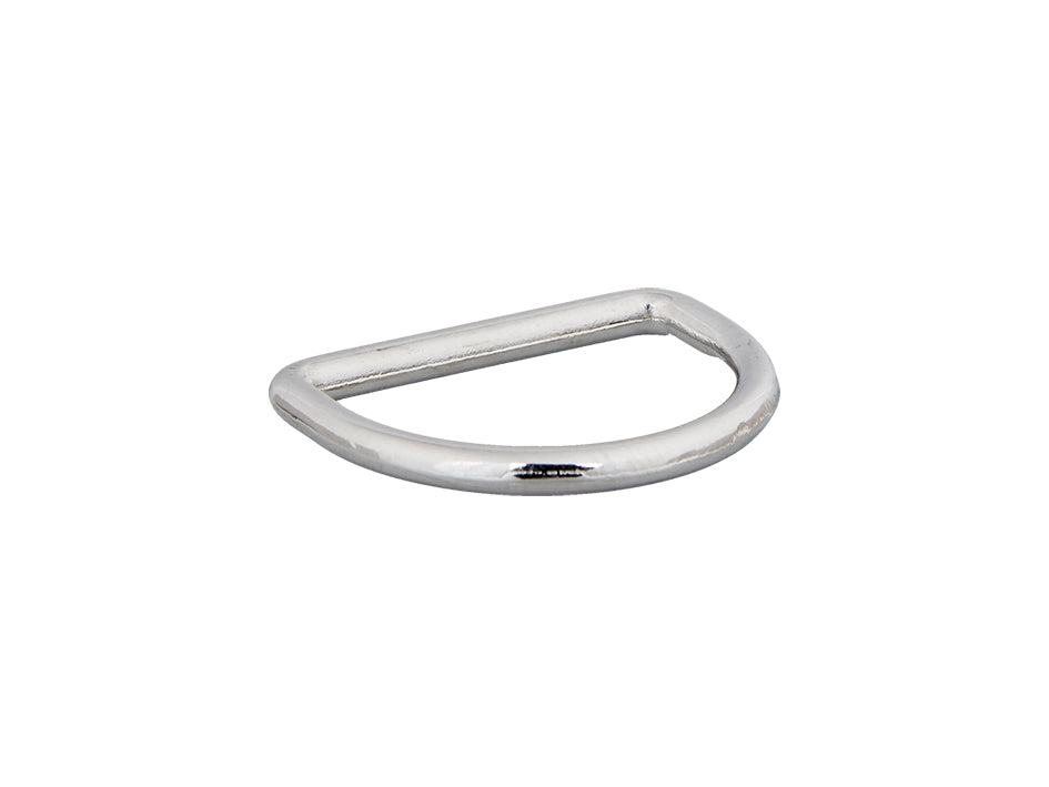 D-ring 40mm Sølv - 2 stk