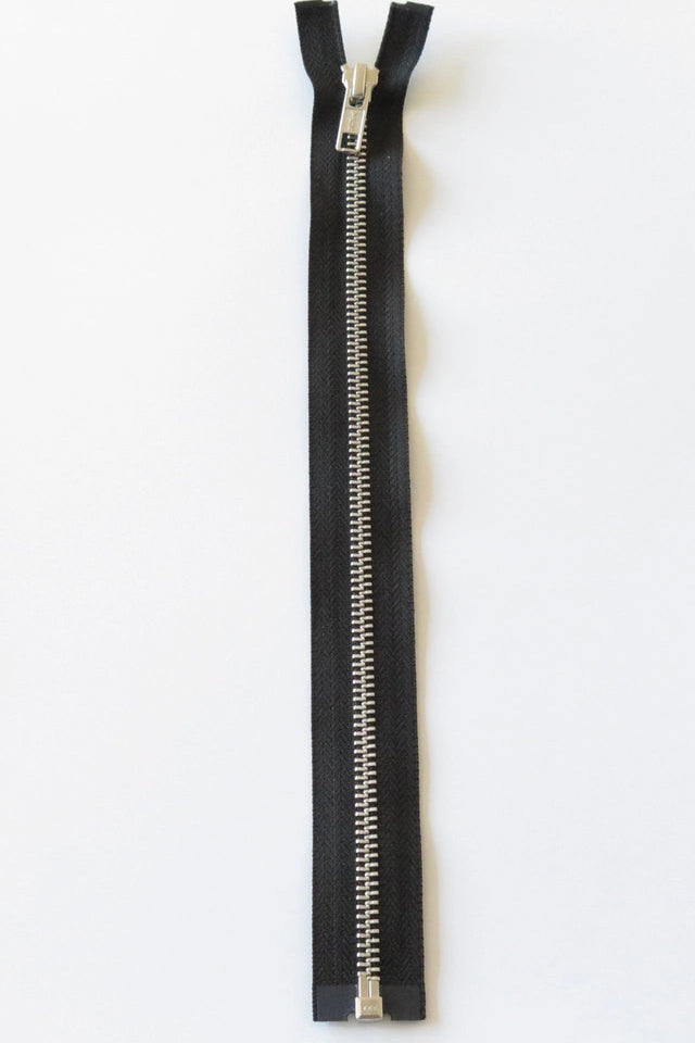 YKK Glidelåser Aluminium - delbar