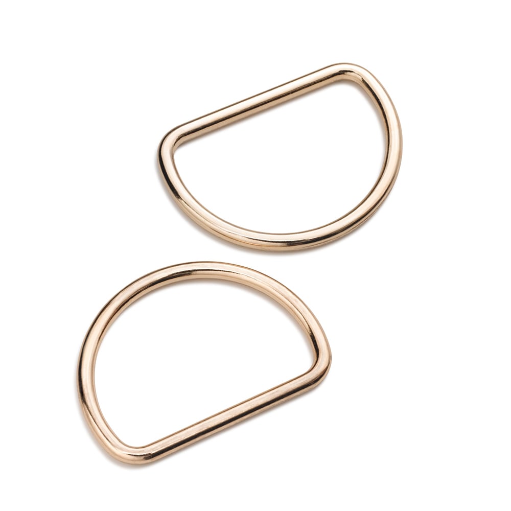 Prym D-ring 40mm 2stk - New gold
