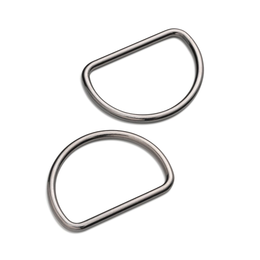 Prym D-ring 40mm 2stk - Gunmetal