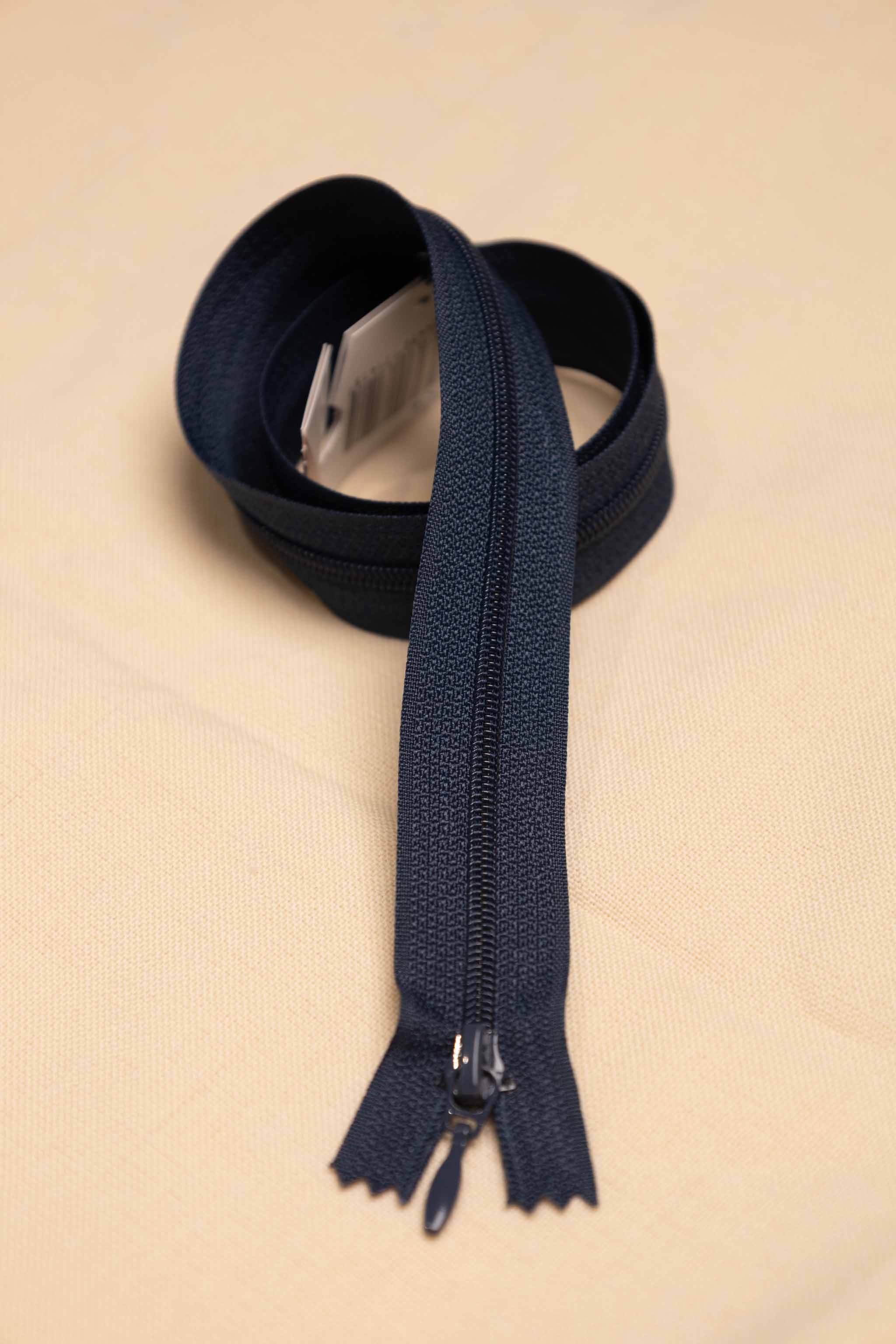 Glidelås 20 cm - 210 Mørk Blå