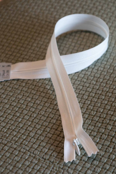 Glidelås skjult 40 cm - 089 Kremhvit