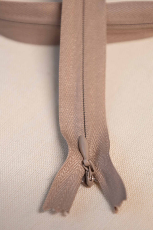 Glidelås skjult 20 cm - 886 Beige