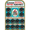 Patentknapper 21 mm 12 stk, sort