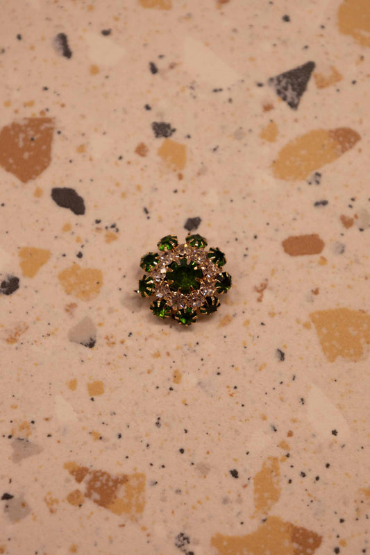 Gigi Button - Bright Green