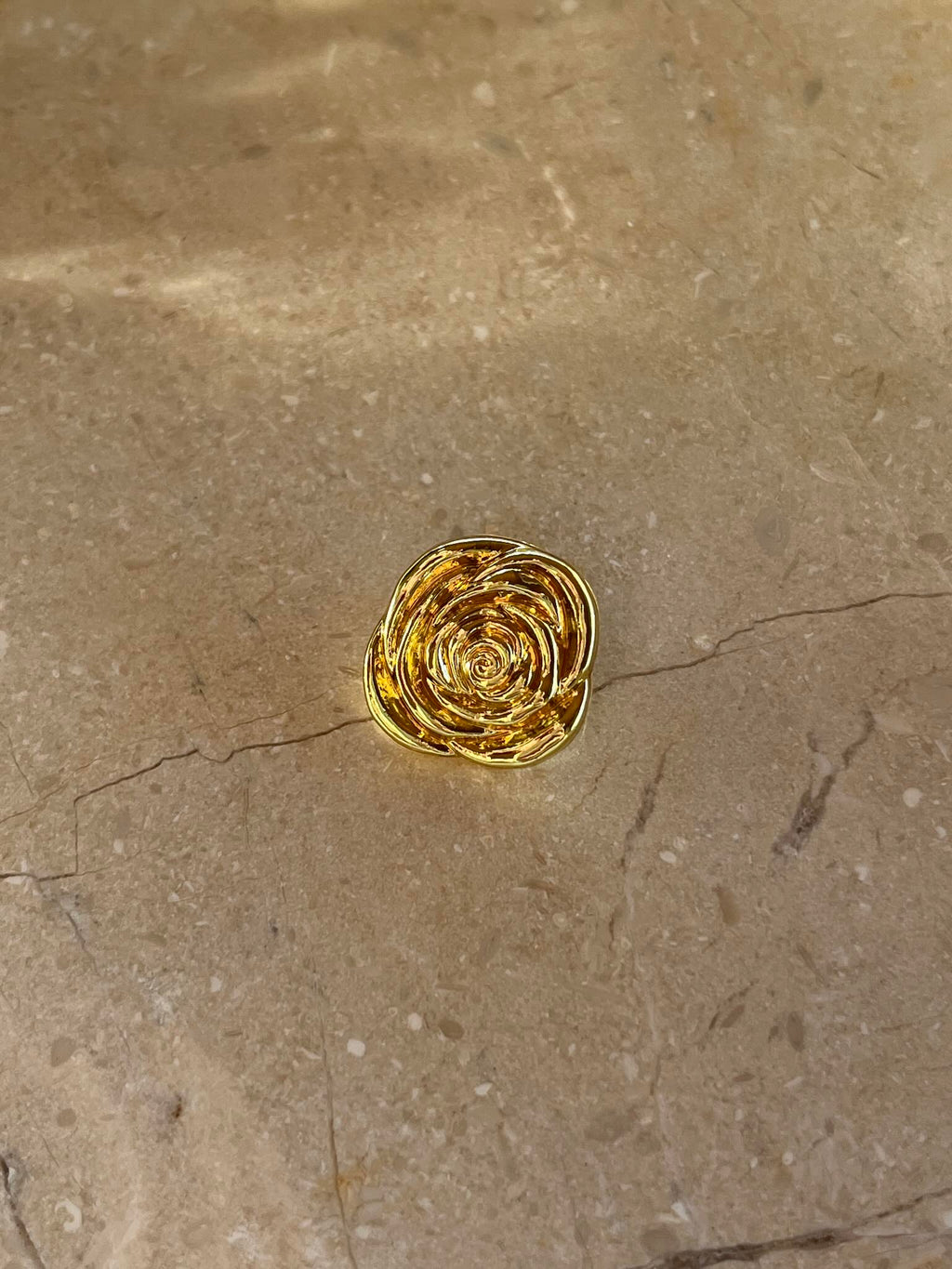 Rose Button - Gold