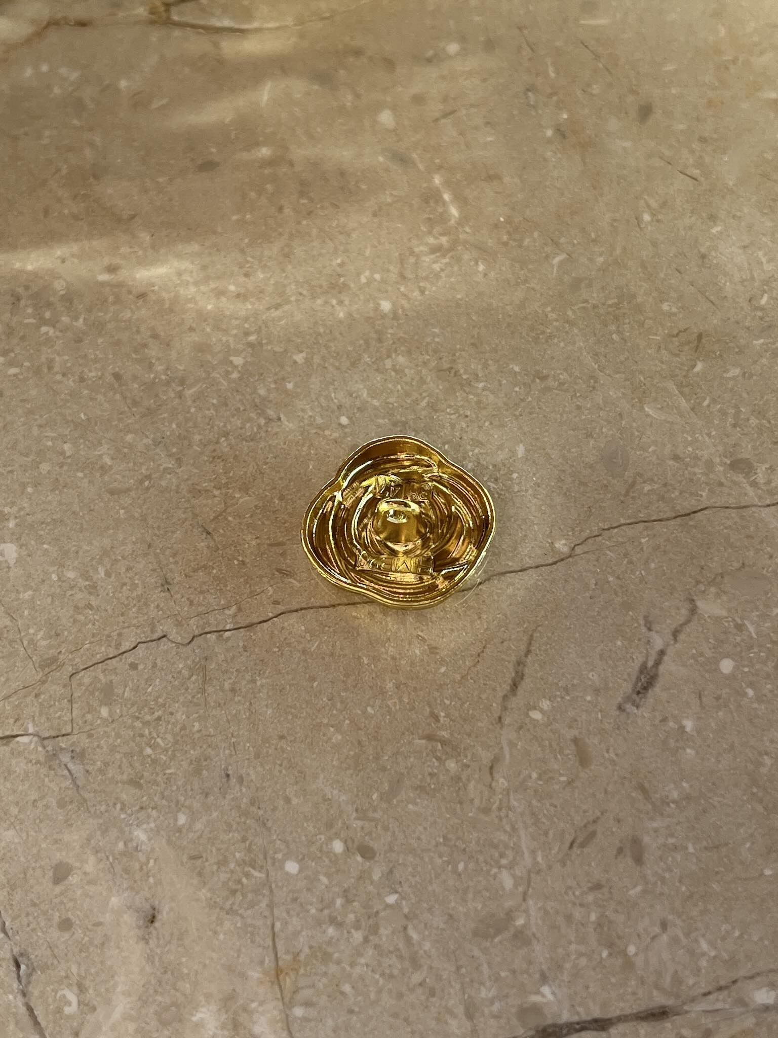 Rose Button - Gold