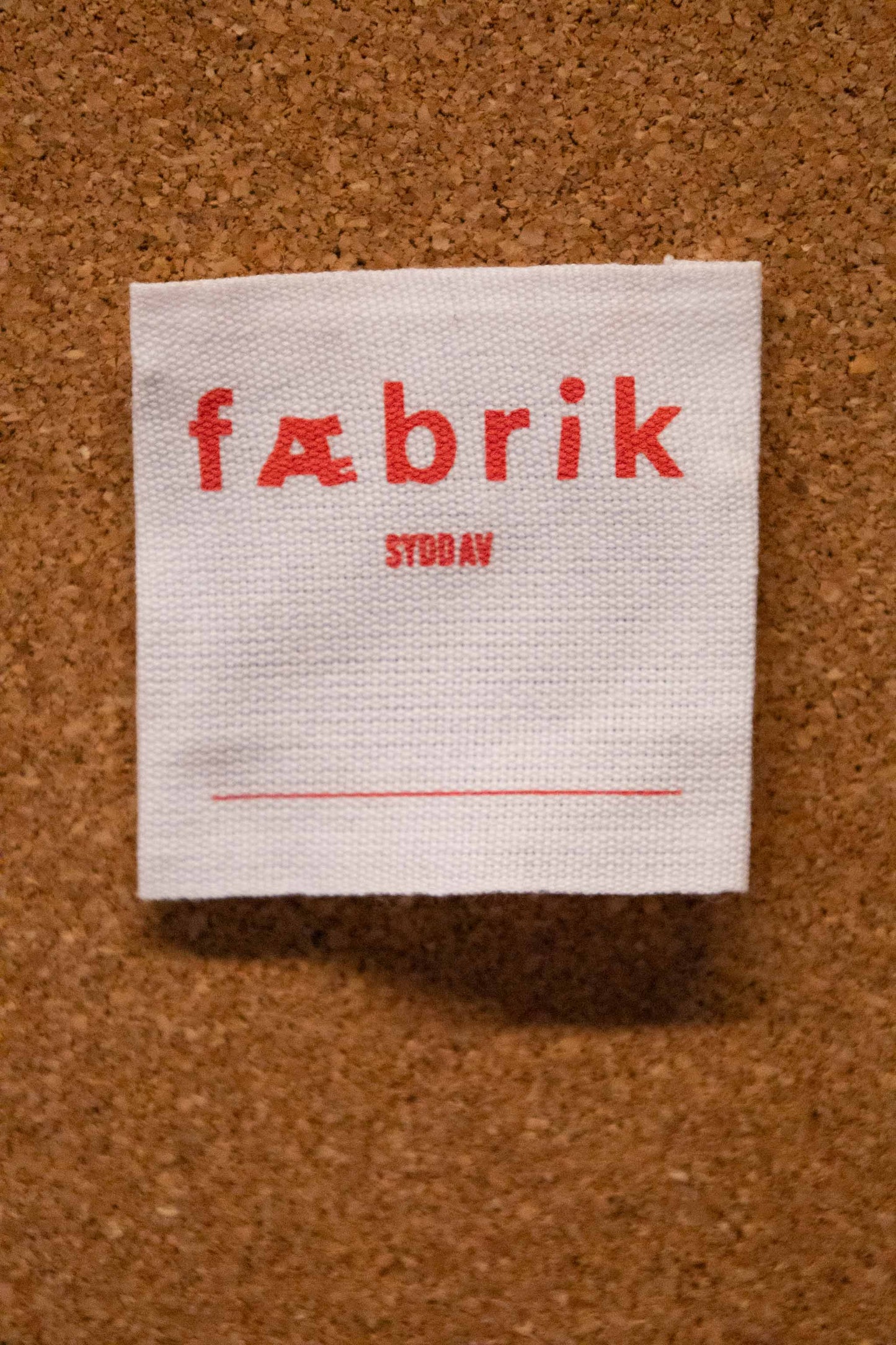 5 stk stor merkelapp Fæbrik