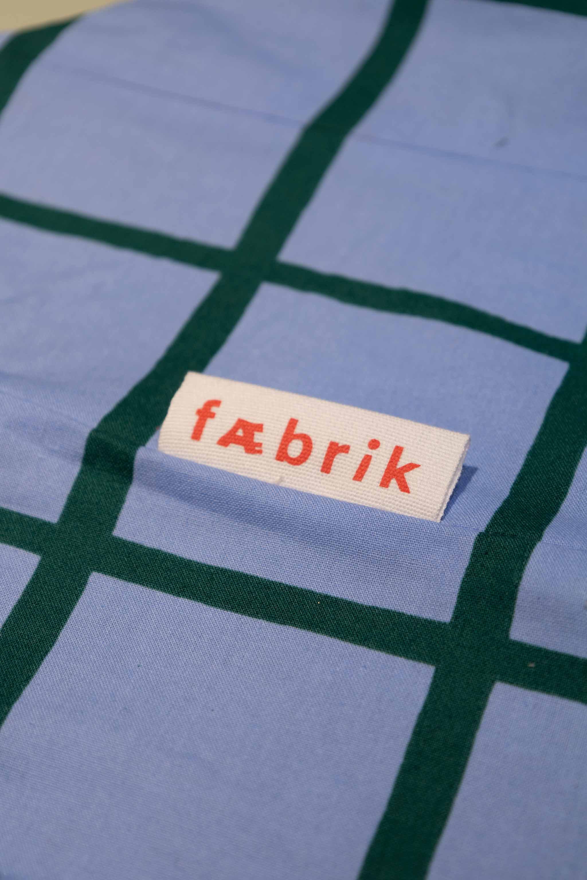 5 stk merkelapp brettet Fæbrik