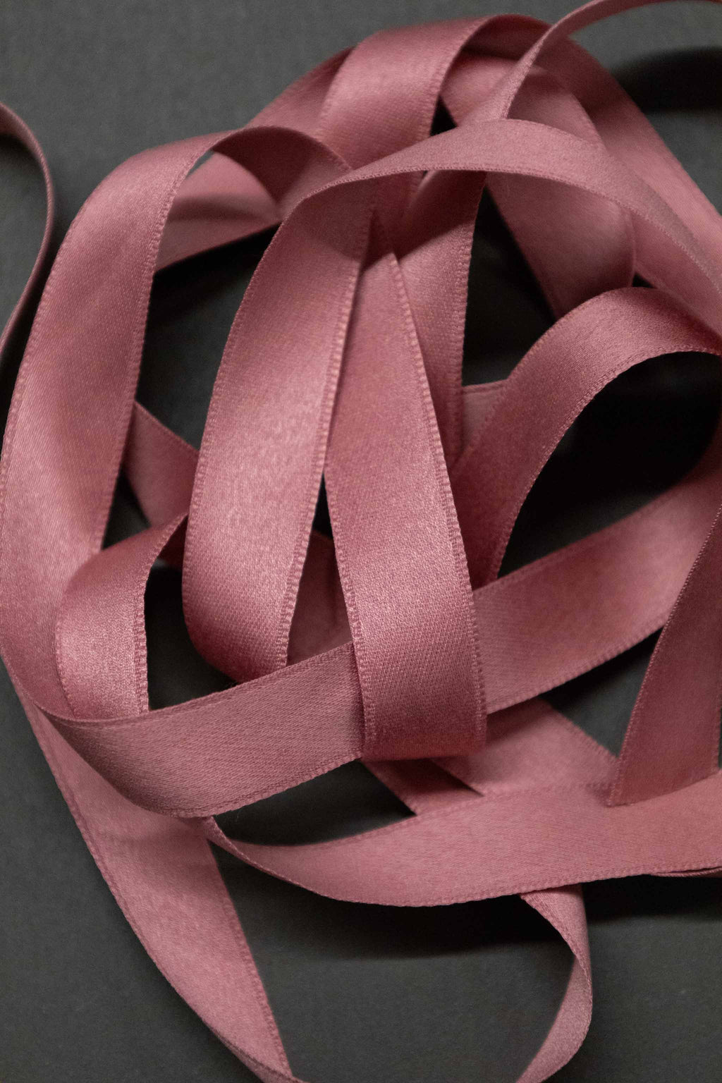 Satengbånd bomull, gammelrosa