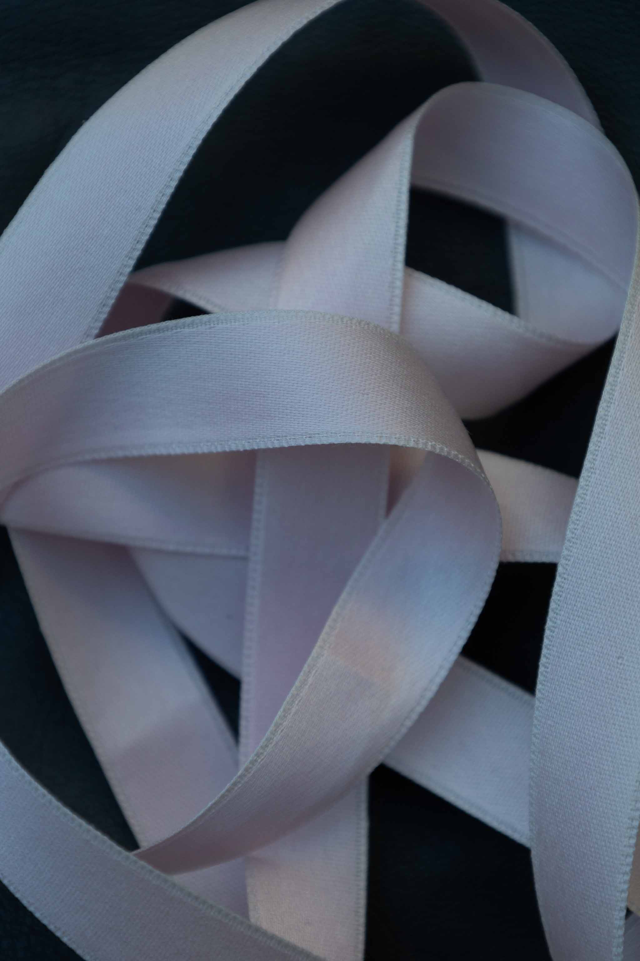 Satengbånd bomull, rosa