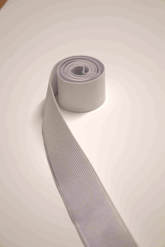 Strikk 30 mm hvit - 1 meter