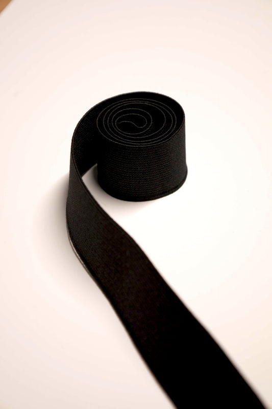 Strikk 30 mm sort - 1 meter