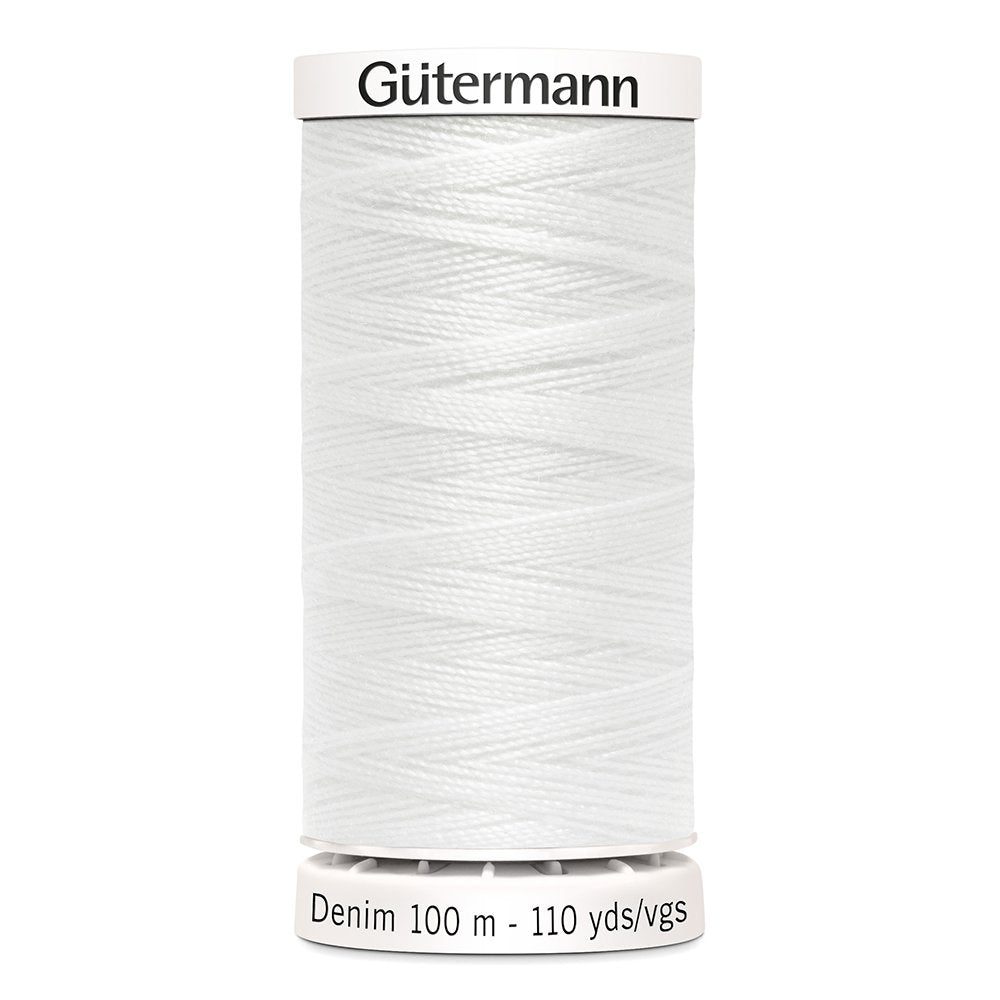 Gütermann Denim 1016, Hvit