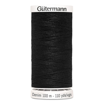 Gütermann Denim 1000, Sort